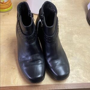 Clarks Black Ankle Booties